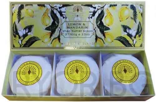 Сапуни „Лимон и Мандарина” кутия 3x100g
